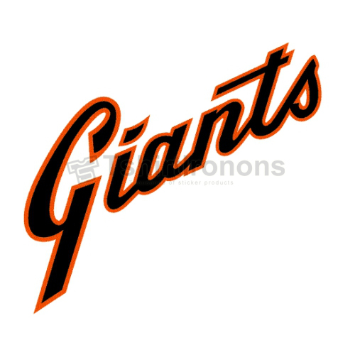 San Francisco Giants T-shirts Iron On Transfers N1893